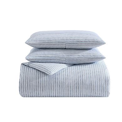 Eddie Bauer Ticking Stripe Duvet Set