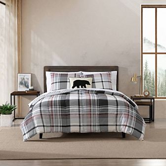 Eddie Bauer Normandy Plaid Reversible Duvet Set