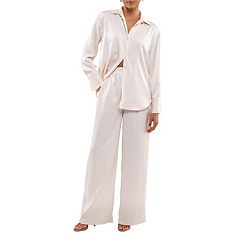Womens Satin Pajamas Set Sleepwear Nightwear Cami Tops with Shorts