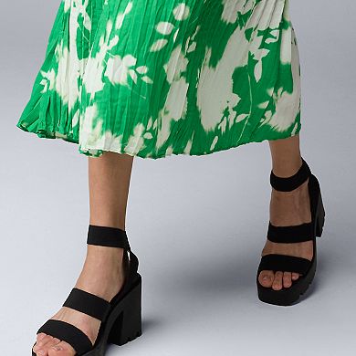 Women's Simply Vera Vera Wang Crinkle Maxi Skirt