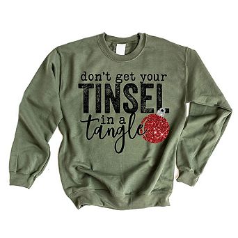 Tinsel In A Tangle Bulb Sweatshirt