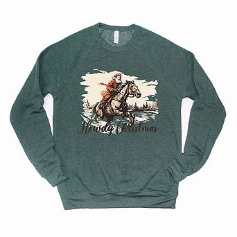 Howdy Christmas Bella Canvas Sweatshirt