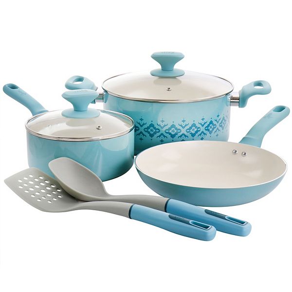 Spice by Tia Mowry Savory Saffron 6 Piece Ceramic Nonstick Bakeware Set in