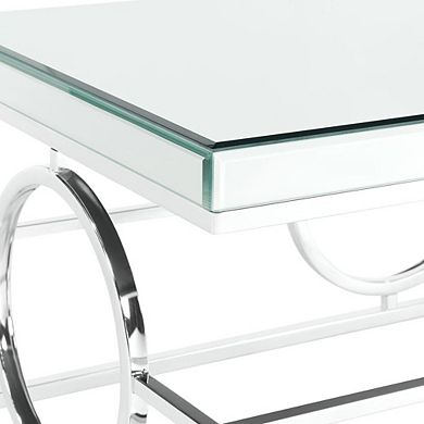 Katie Rectangle Mirrored Coffee Table