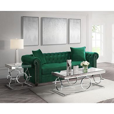 Katie Rectangle Mirrored Coffee Table