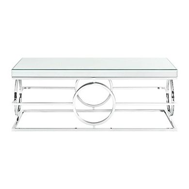 Katie Rectangle Mirrored Coffee Table