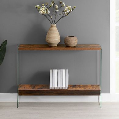 Convenience Concepts SoHo V Console Table with Shelf