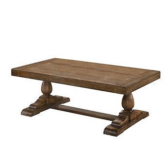 Amy 52 Transitional Wood Coffee Table