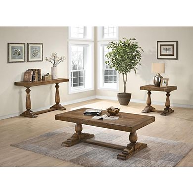 Amy 52 Transitional Wood Coffee Table