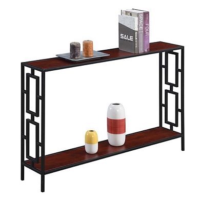 Convenience Concepts Town Square Metal Frame Console Table