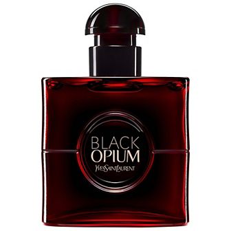 Yves Saint Laurent Black Opium Eau de Parfum Over Red with Cherry & Coffee