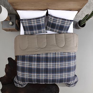 Wrangler City Flats Plaid Blue Duvet Set