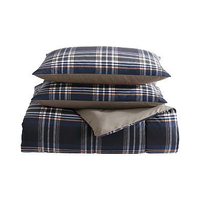 Wrangler City Flats Plaid Blue Duvet Set