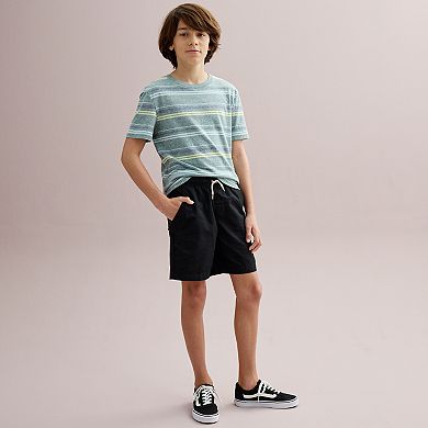 Boys 8-20 Sonoma Goods For Life® Supersoft Short Sleeve Striped Tee in Regular & Husky