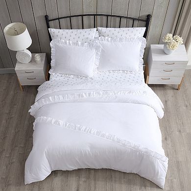 Stone Cottage Larissa Comforter Set With Ruffled Shams