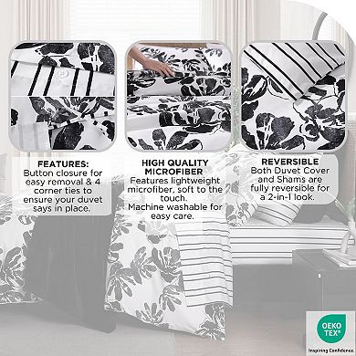 City Scene Soho Floral Duvet Cover Set