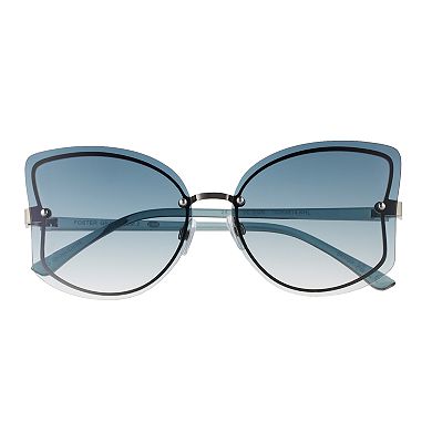 Women's Cali Blue Combination Butterfly Sunglasses
