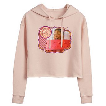 Juniors' Willy Wonka Augustus Gloop Cropped Hoodie