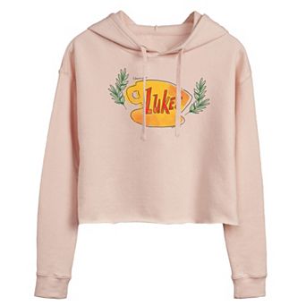 Juniors' Gilmore Girls Luke's Coffee Cropped Hoodie