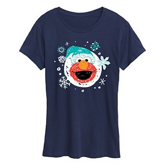 Women's Sesame Street Elmo Snowflake Graphic Tee