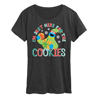 Women's Sesame Street For The Cookies Graphic Tee