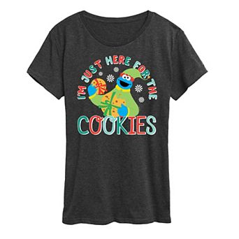 Women's Sesame Street For The Cookies Graphic Tee