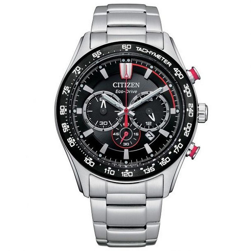 Citizen Men's 43mm Eco-Drive Weekender Stainless Steel Chronograph