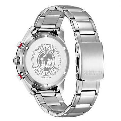 Citizen Men's Eco-Drive Weekender Stainless Steel Chronograph