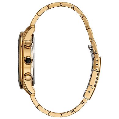 Citizen Men's Eco-Drive Brycen Gold Tone Stainless Steel Chronograph Bracelet Watch