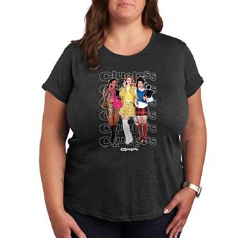 Plus Clueless Trio Repeated Graphic Tee