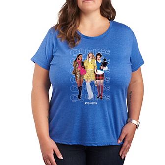 Plus Clueless Trio Repeated Graphic Tee