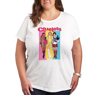 Plus Clueless Stripes Graphic Tee