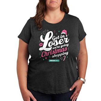 Plus Mean Girls Christmas Shopping Graphic Tee