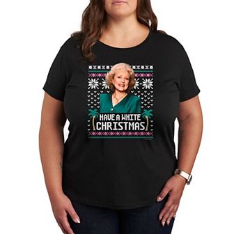 Plus Golden Girls White Christmas Graphic Tee