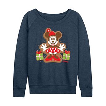 Disney's Minnie Mouse Women's Cookie French Terry Long Sleeve Tee