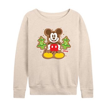 Disney's Mickey Mouse Women's Cookie French Terry Long Sleeve Tee