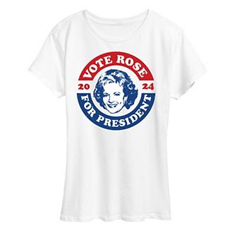 Women's Golden Girls President Rose Graphic Tee