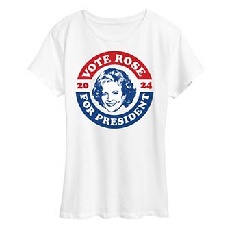Women's Golden Girls President Rose Graphic Tee