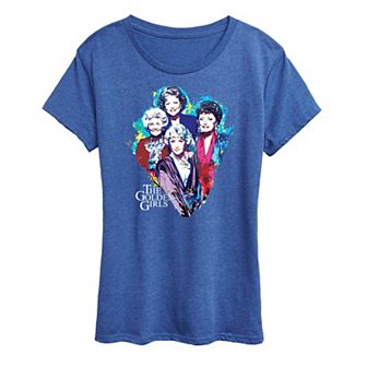 Women's Golden Girls Paint Splatter Graphic Tee