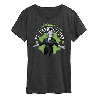 Women's Golden Girls Rose Happy St. Patricks Graphic Tee