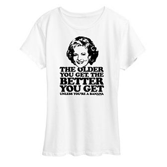 Women's Golden Girls Rose Older You Get Graphic Tee