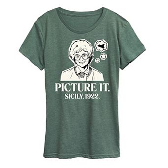 Women's Golden Girls Sophia Picture It Sicily Graphic Tee