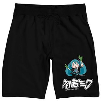 Men's Hatsune Miku Chibi Pajama Shorts