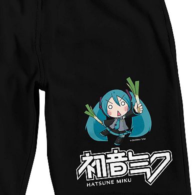 Men's Hatsune Miku Chibi Pajama Shorts