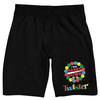 Men's Twister Spinner Hands Pajama Shorts