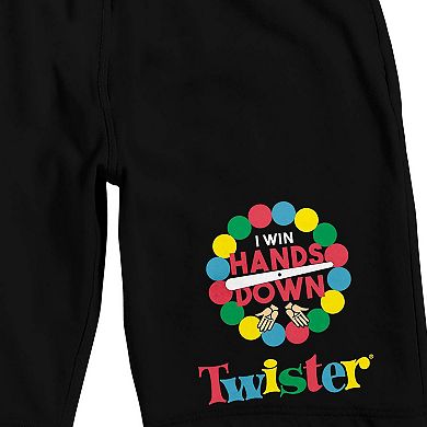 Men's Twister Spinner Hands Pajama Shorts
