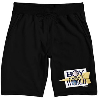 Men's Boy Meets World Logo Pajama Shorts
