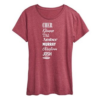 Women's Clueless Name Stack Graphic Tee