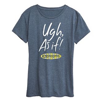 Women's Clueless Ugh As If Graphic Tee