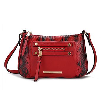 MKF Collection Essie Snake embossed Crossbody by Mia K